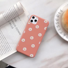 Capa premium silicone daisy iphone 11 pro rosa
