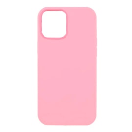 Capa premium silicone iphone 12 12 pro rosa