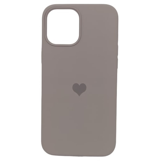 Capa premium silicone iphone 12 pro max bege