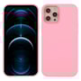 Capa premium silicone iphone 12 pro max rosa