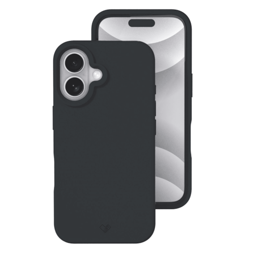 Capa Premium Silicone iPhone 16 preta