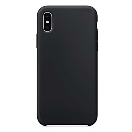 Capa premium silicone iphone x xs preto