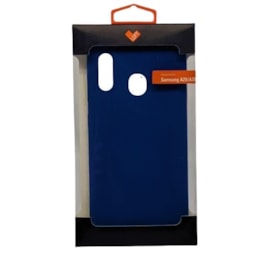 Capa premium silicone samsung a20 a30 azul marinho