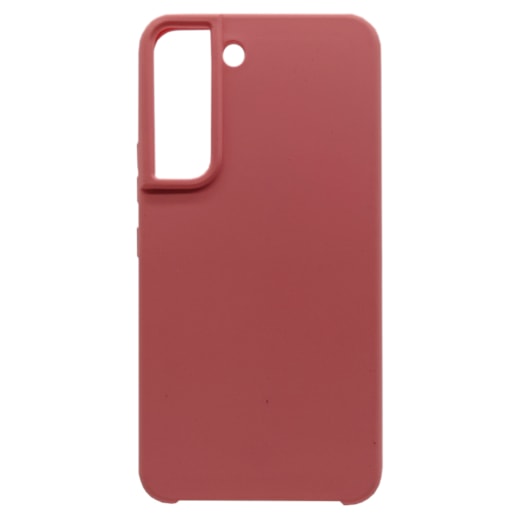 Capa premium silicone samsung s22 plus rosa