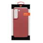 Capa premium silicone samsung s22 rosa