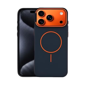 Capa Slim Lines iPhone 17 Pro Preta