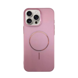 Capa Slim Lines Magsafe iPhone 16 Pro Max  Rosa