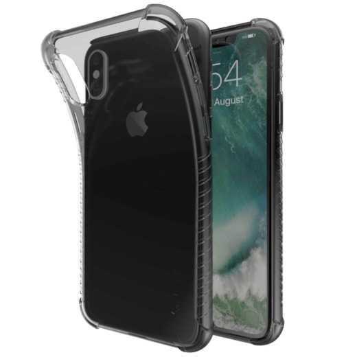 Capa tpu com grip iphone x xs preta