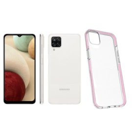 Capa tpu frame samsung a12 rosa