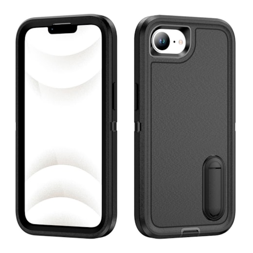 Capa Triple Defense iPhone 16e Preta