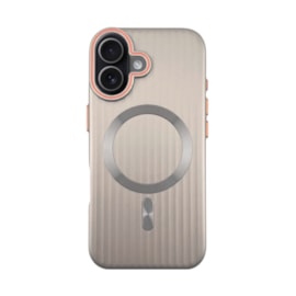Capa Waves Lines Magsafe iPhone 17 Cinza