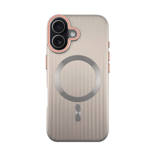 Capa Waves Lines Magsafe iPhone 17 Cinza