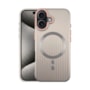 Capa Waves Lines Magsafe iPhone 17 Cinza