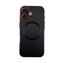 Capa Waves Lines Magsafe iPhone 17 Preta