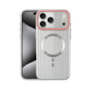 Capa Waves Lines Magsafe iPhone 17 Pro Max Cinza