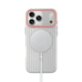Capa Waves Lines Magsafe iPhone 17 Pro Max Cinza