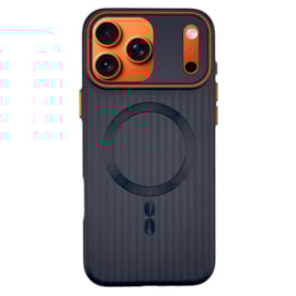 Capa Waves Lines Magsafe iPhone 17 Pro Max Preta