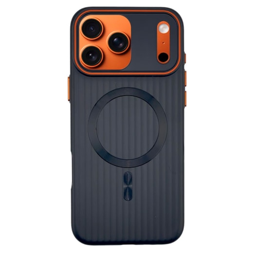 Capa Waves Lines Magsafe iPhone 17 Pro Max Preta