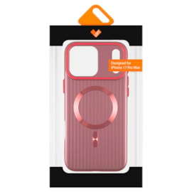 Capa Waves Lines Magsafe iPhone 17 Pro Max Rosa