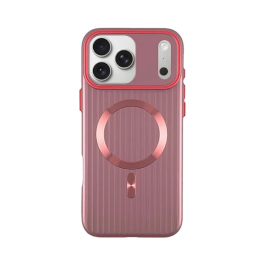 Capa Waves Lines Magsafe iPhone 17 Pro Max Rosa