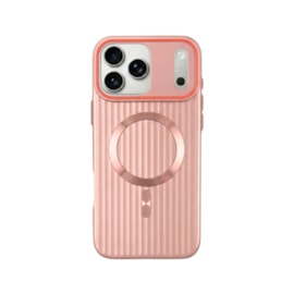 Capa Waves Lines Magsafe iPhone 17 Pro Rosa