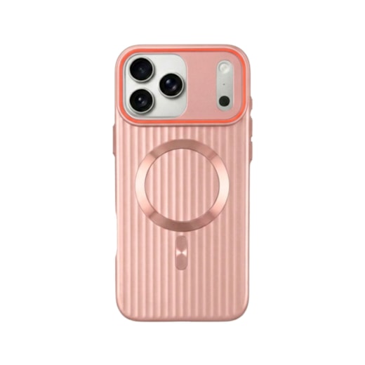 Capa Waves Lines Magsafe iPhone 17 Pro Rosa