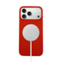 Capa Woven Magsafe iPhone 17 Pro Max/18 Pro Max Laranja