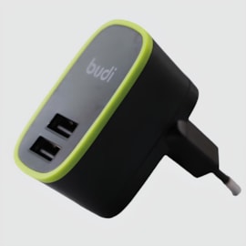 Carregador com 2USB 056e preto