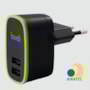 Carregador com 2USB 056e preto