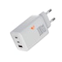 Carregador Loft Gan USB e Duplo Type C 100W branco