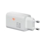 Carregador Loft Gan USB e Duplo Type C 65W branco