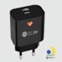 Carregador loft type c PD 20W preto