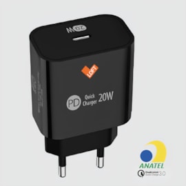 Carregador loft type c PD 20W preto Carregador loft type c PD 20W preto