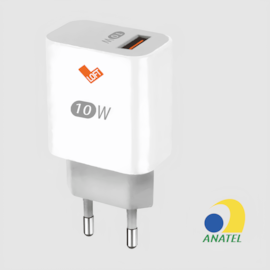Carregador loft usb 10W branco Carregador loft usb 10W branco