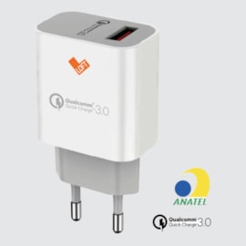 Carregador loft usb PD QC3.0 branco Carregador loft usb PD QC3.0 branco
