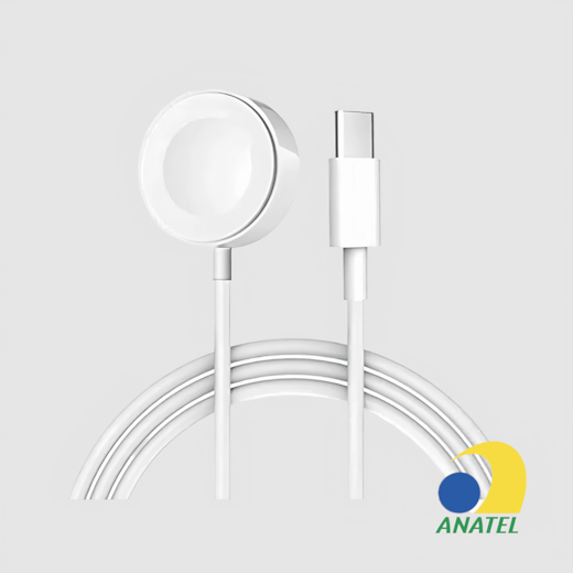 Carregador Magnético para Apple Watch com cabo Type C