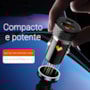 Carregador veicular type c e usb PD 48W pr