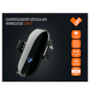 Carregador Veicular Wireless 2 em 1 Loft preto