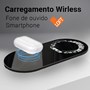 Carregador Wireless Double Board 15W preto