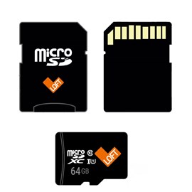 Cartão de Memória Loft 90MB/s Adaptador 64GB pr