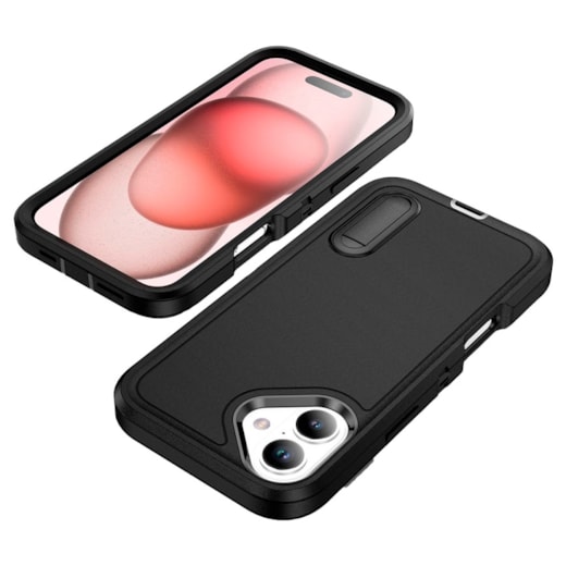 Case Triple Defense iPhone 17 Preta