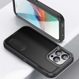 Case Triple Defense para iPhone 14 Pro Max preta Case Triple Defense para iPhone 14 Pro Max preta