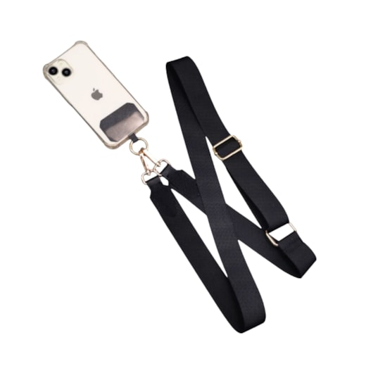 Cordão para Smartphone Fita 140cm preto