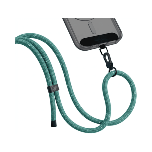 Cordão para Smartphone Nylon 160cm Azul Claro