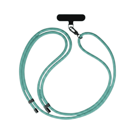 Cordão para Smartphone Nylon 160cm Azul Claro