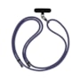 Cordão para Smartphone Nylon 160cm azul e preto