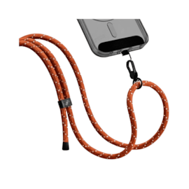 Cordão para Smartphone Nylon 160cm Laranja