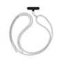 Cordão para Smartphone Poliéster 160cm rose-cinza