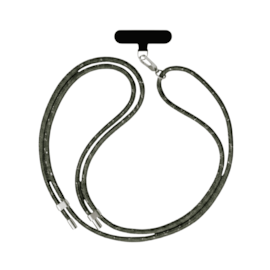 Cordão para Smartphone Poliéster 160cm verde-verme
