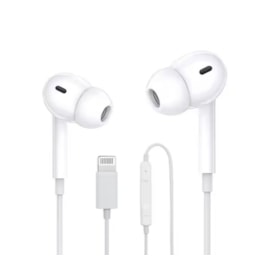 Fone de Ouvido Lightning Rubber Premium branco